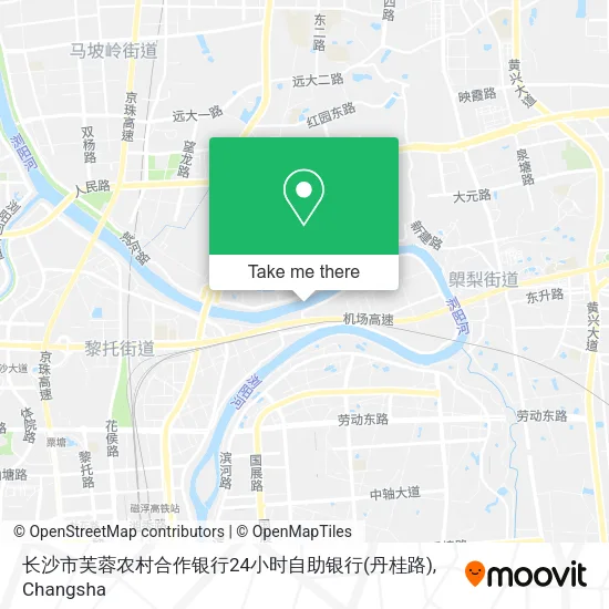 长沙市芙蓉农村合作银行24小时自助银行(丹桂路) map