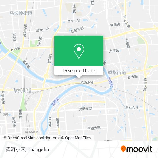 滨河小区 map