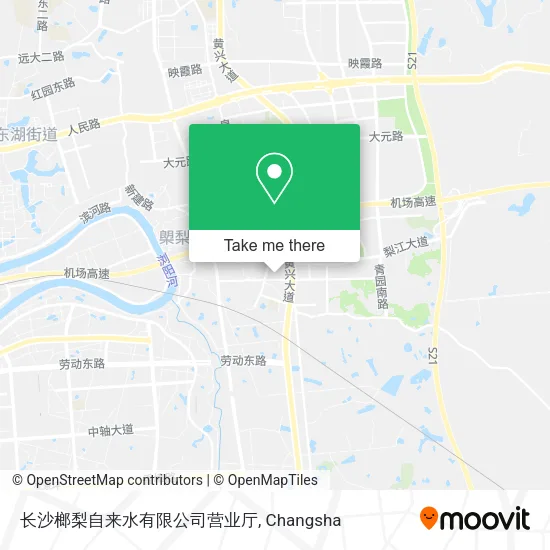 长沙榔梨自来水有限公司营业厅 map