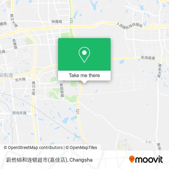 蔚然锦和连锁超市(嘉佳店) map
