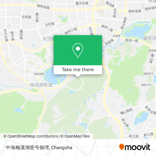 中海梅溪湖壹号御湾 map