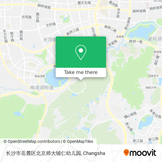长沙市岳麓区北京师大辅仁幼儿园 map