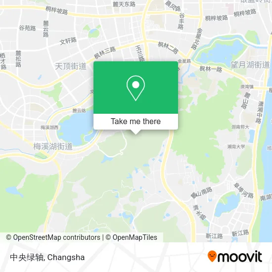 中央绿轴 map