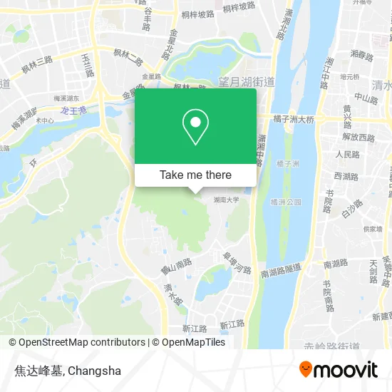 焦达峰墓 map