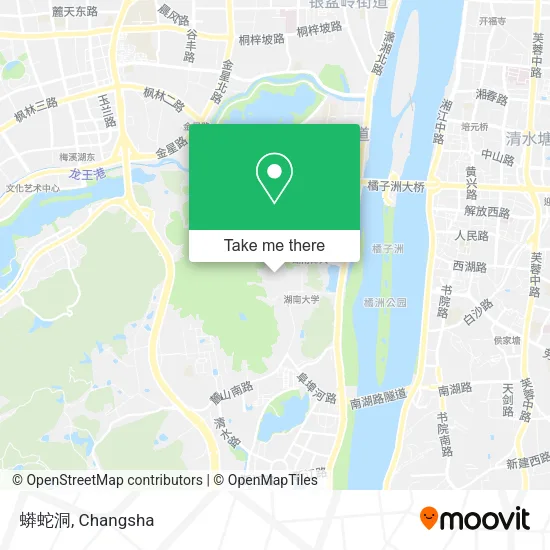 蟒蛇洞 map