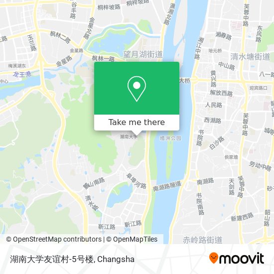 湖南大学友谊村-5号楼 map
