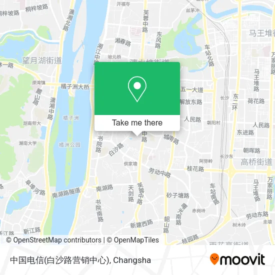 中国电信(白沙路营销中心) map