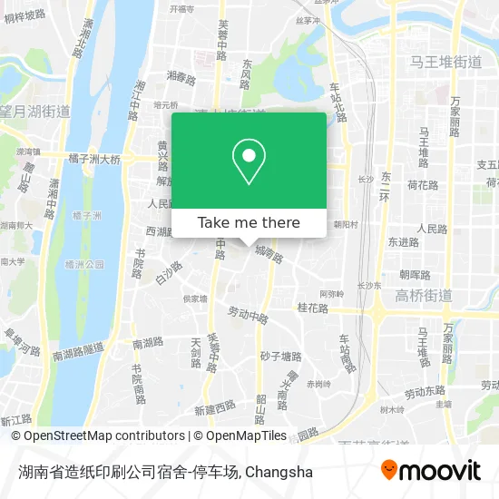 湖南省造纸印刷公司宿舍-停车场 map
