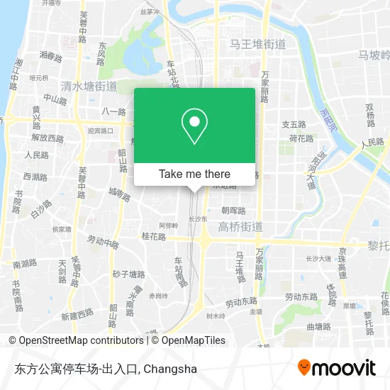 东方公寓停车场-出入口 map
