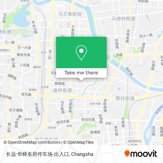 长远·华樟名府停车场-出入口 map