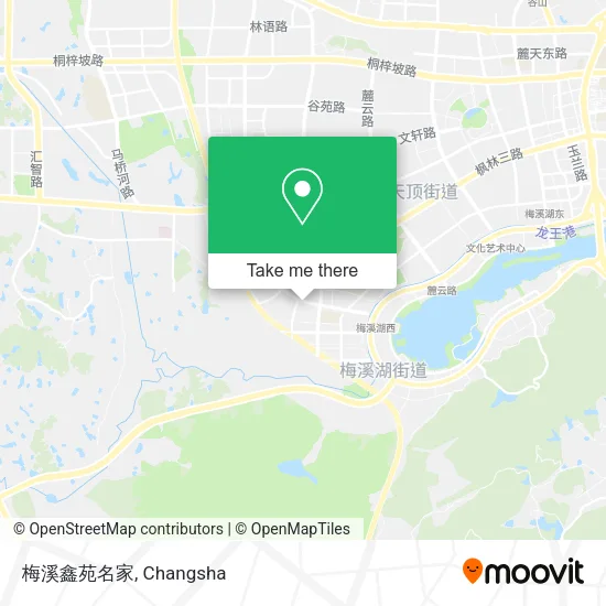 梅溪鑫苑名家 map