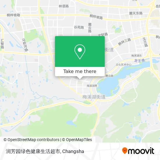 润芳园绿色健康生活超市 map