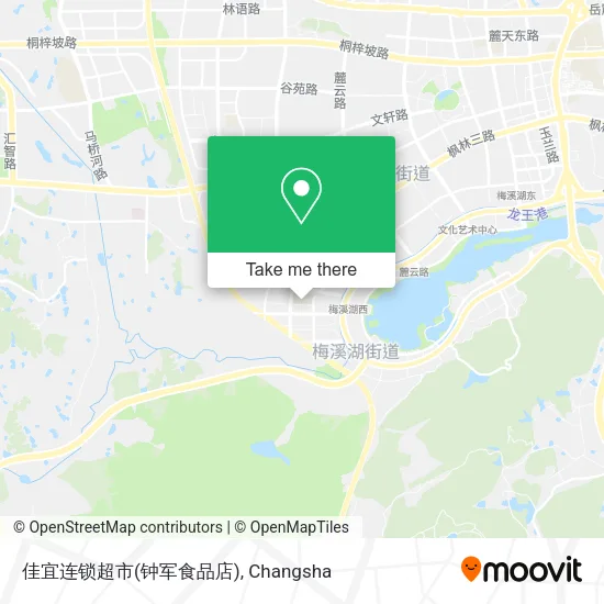 佳宜连锁超市(钟军食品店) map