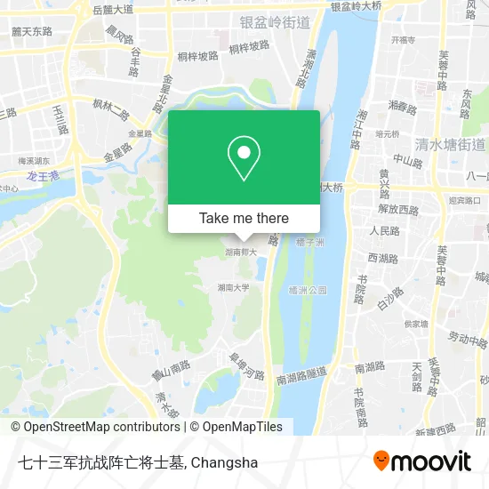 七十三军抗战阵亡将士墓 map