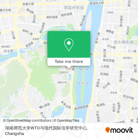 湖南师范大学WTO与现代国际法学研究中心 map
