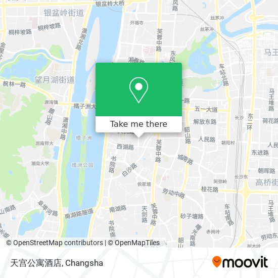 天宫公寓酒店 map