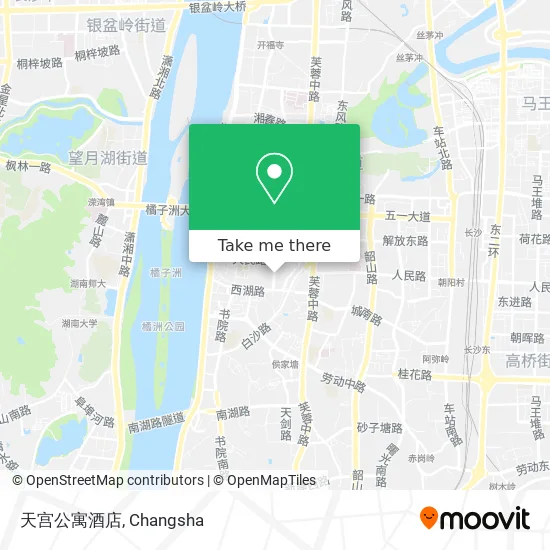 天宫公寓酒店 map