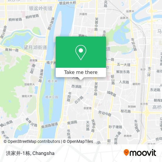 洪家井-1栋 map