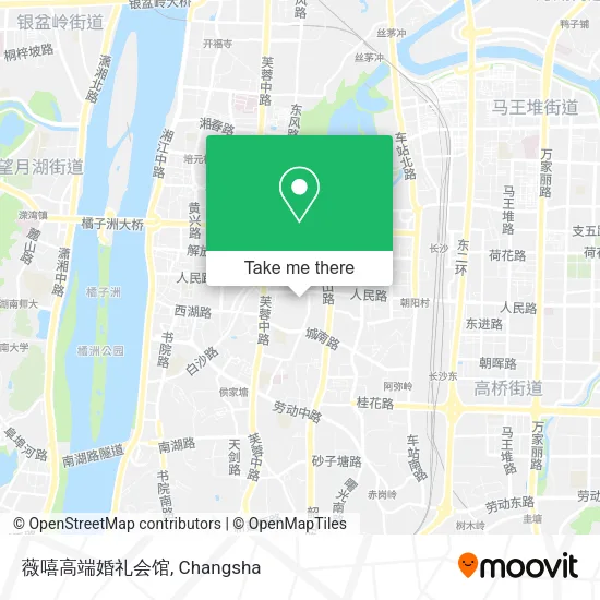 薇嘻高端婚礼会馆 map