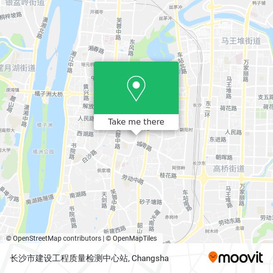长沙市建设工程质量检测中心站 map
