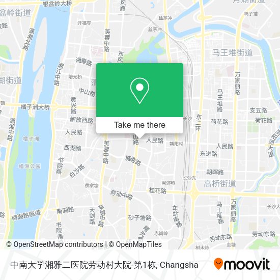 中南大学湘雅二医院劳动村大院-第1栋 map
