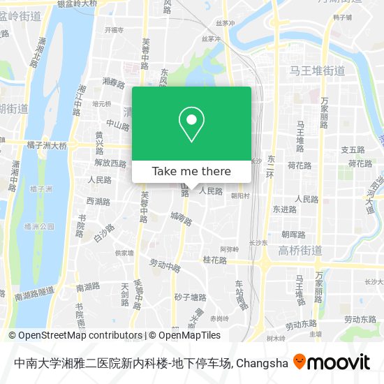 中南大学湘雅二医院新内科楼-地下停车场 map