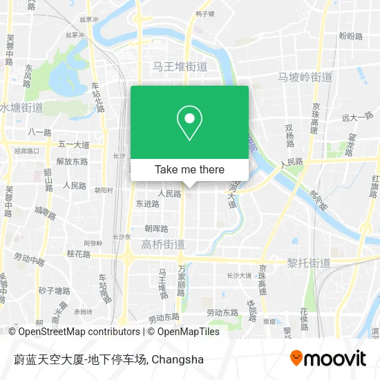 蔚蓝天空大厦-地下停车场 map