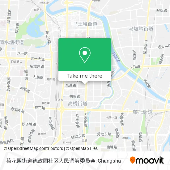荷花园街道德政园社区人民调解委员会 map