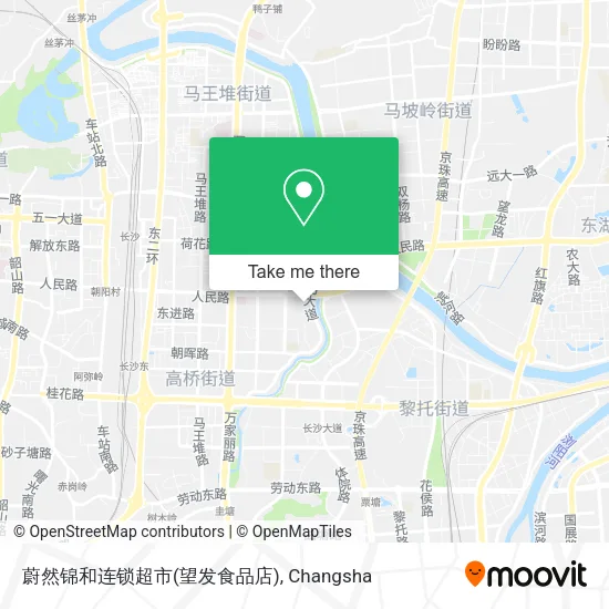 蔚然锦和连锁超市(望发食品店) map