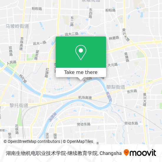 湖南生物机电职业技术学院-继续教育学院 map