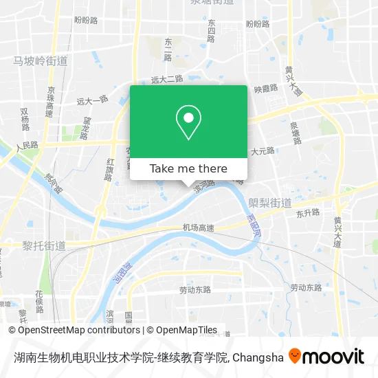 湖南生物机电职业技术学院-继续教育学院 map