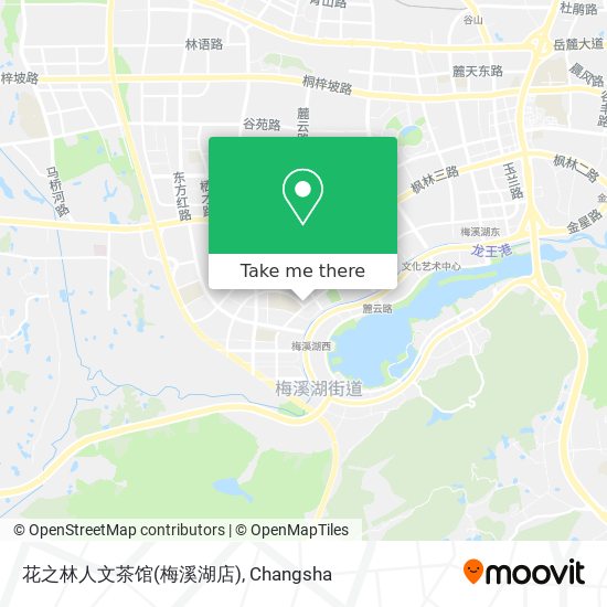 花之林人文茶馆(梅溪湖店) map