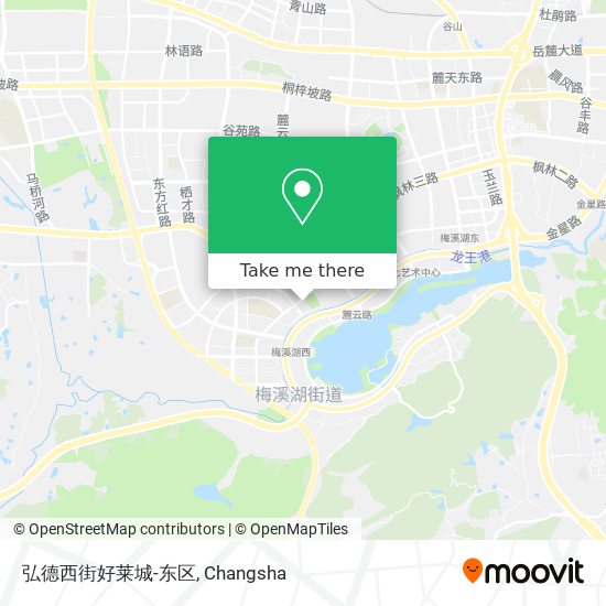 弘德西街好莱城-东区 map