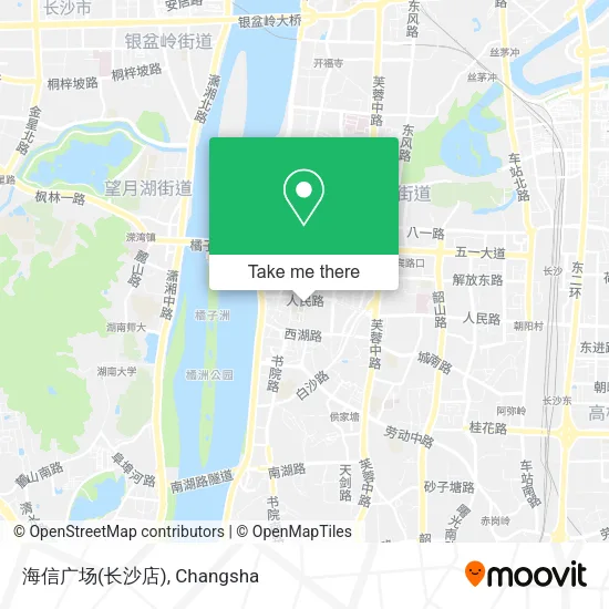 海信广场(长沙店) map