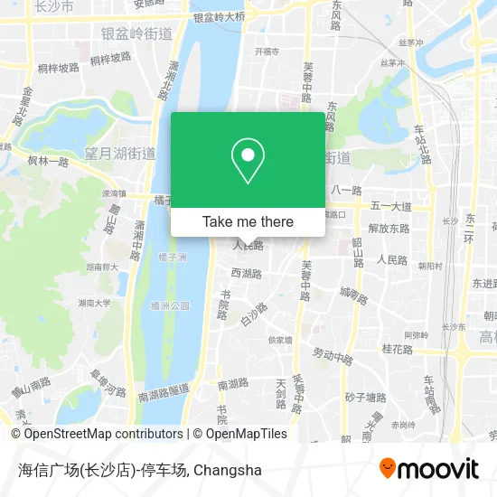 海信广场(长沙店)-停车场 map