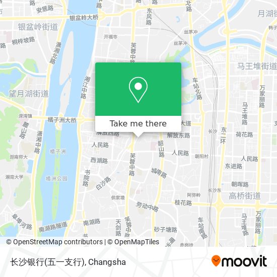 长沙银行(五一支行) map