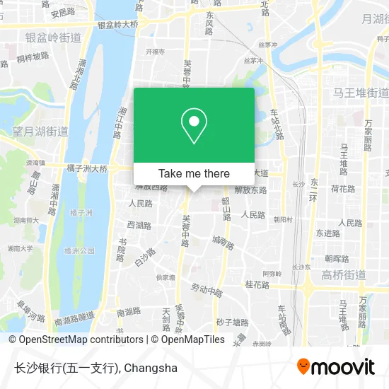 长沙银行(五一支行) map