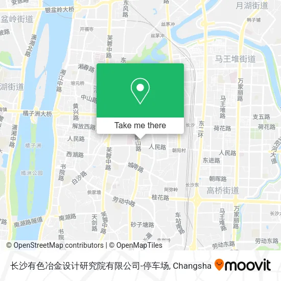 长沙有色冶金设计研究院有限公司-停车场 map