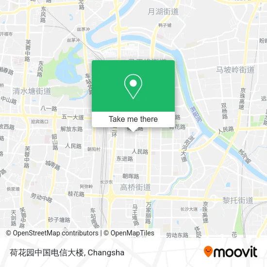 荷花园中国电信大楼 map