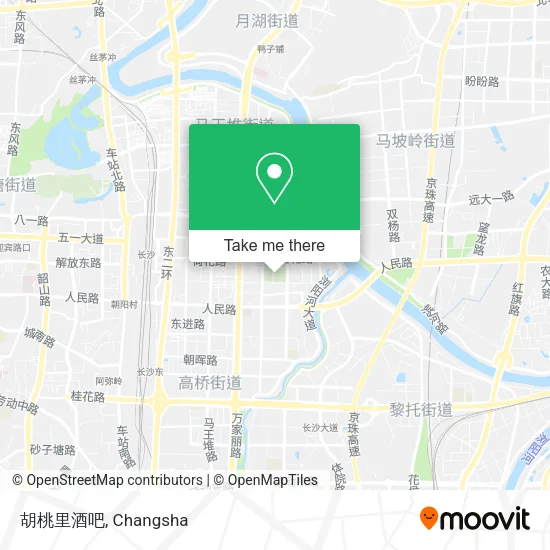 胡桃里酒吧 map