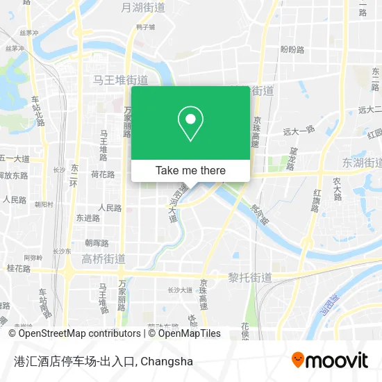 港汇酒店停车场-出入口 map