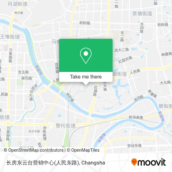 长房东云台营销中心(人民东路) map