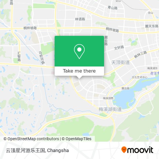 云顶星河游乐王国 map