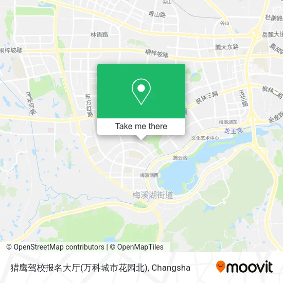 猎鹰驾校报名大厅(万科城市花园北) map