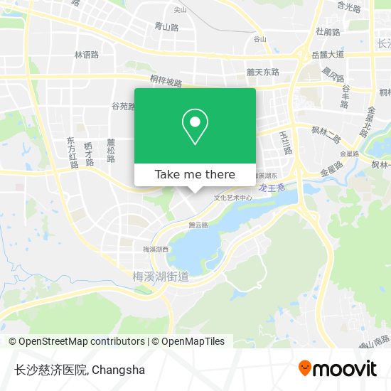 长沙慈济医院 map