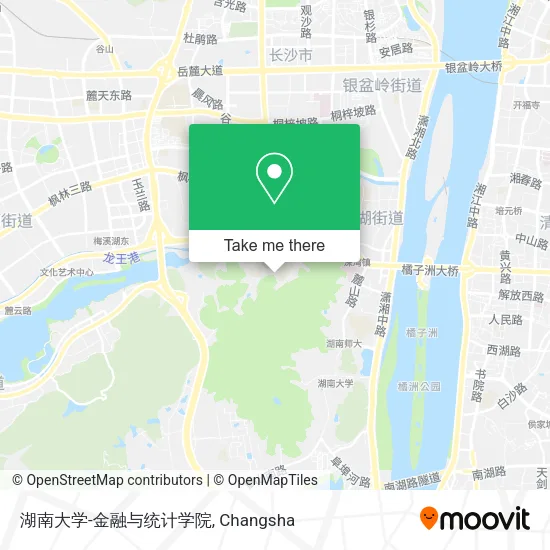 湖南大学-金融与统计学院 map