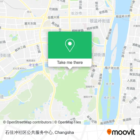 石佳冲社区公共服务中心 map