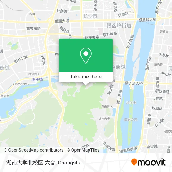 湖南大学北校区-六舍 map