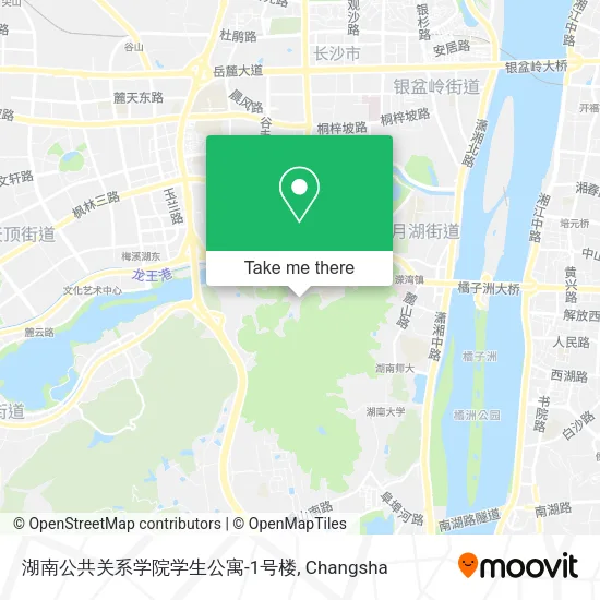 湖南公共关系学院学生公寓-1号楼 map