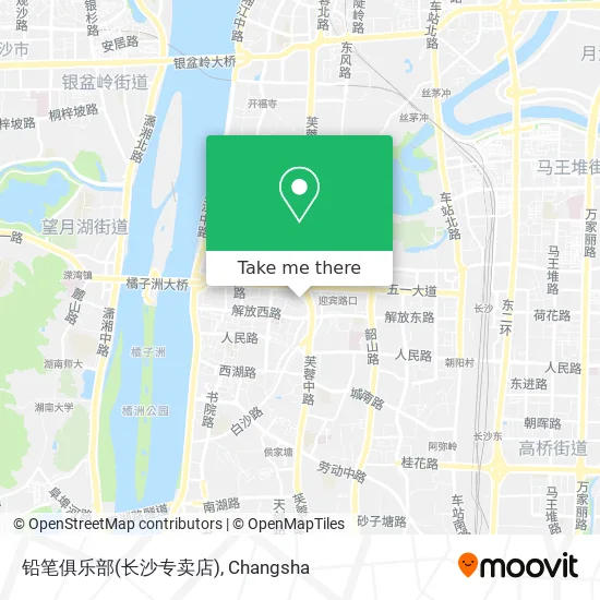 铅笔俱乐部(长沙专卖店) map